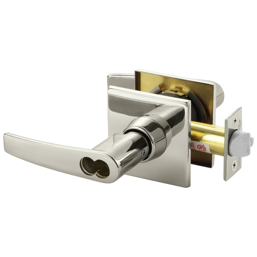 Cylindrical Lock Bright Nickel Plated Clear Coated