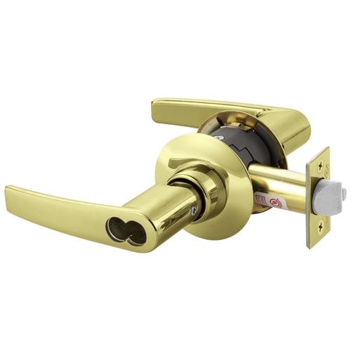 CL3161 AZK 605 M08 Cylindrical Lock Bright Brass
