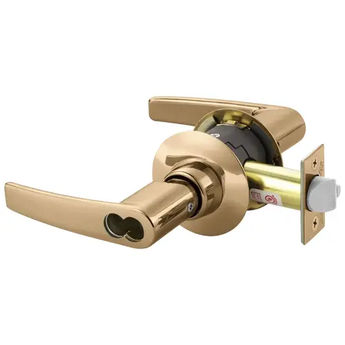 CL3193 AZK 611 M69 Cylindrical Lock Bright Bronze