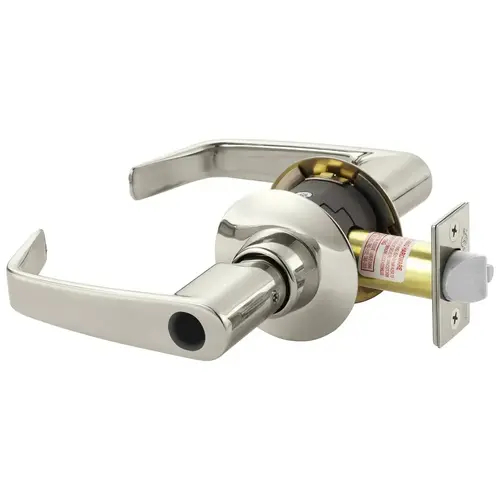 Cylindrical Lock Bright Nickel Plated Clear Coated