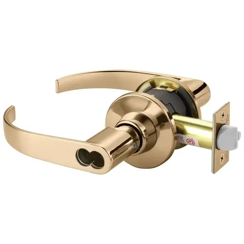 CL3193 PZC 611 CL7 Cylindrical Lock Bright Bronze