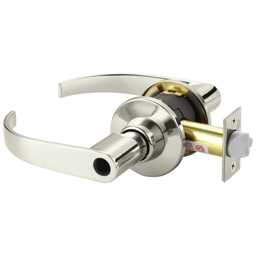 Cylindrical Lock Bright Nickel Plated Clear Coated