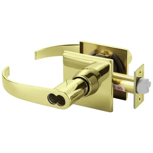 CL3132 PZE 605 CL6 Cylindrical Lock Bright Brass