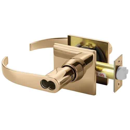 CL3193 PZE 611 M69 Cylindrical Lock Bright Bronze