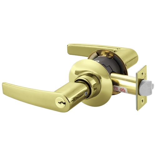 CL3193 AZK 605 Cylindrical Lock Bright Brass