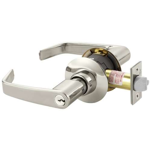 Cylindrical Lock Bright Nickel Plated Clear Coated