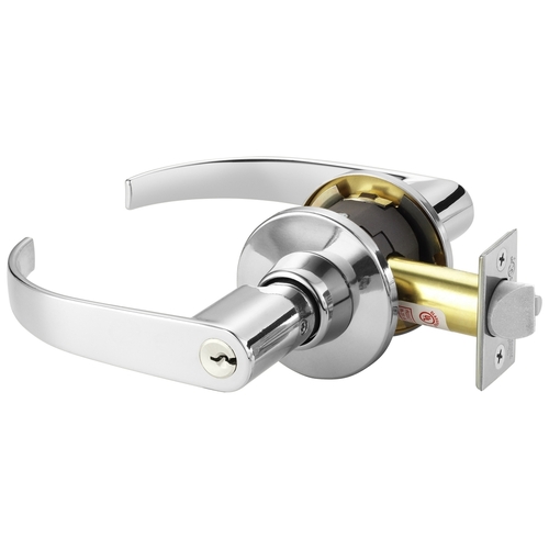 CL3161 PZC 625 Cylindrical Lock Bright Chrome