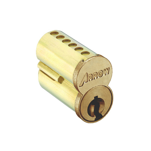 6-Pin SFIC Core, Uncombinated, Best F Keyway, Plain Face, No Logo, Satin Brass