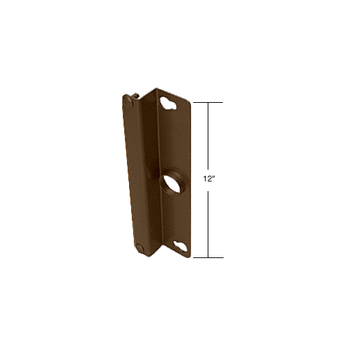 Duranodic Bronze Latch Guard for Use With 4" Storefront Tube