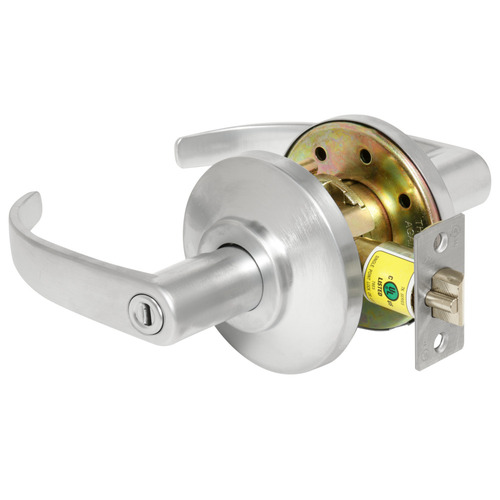 Privacy Cylindrical Lock Grade 2 14 Lever Non-Keyed Satin Chrome Finish