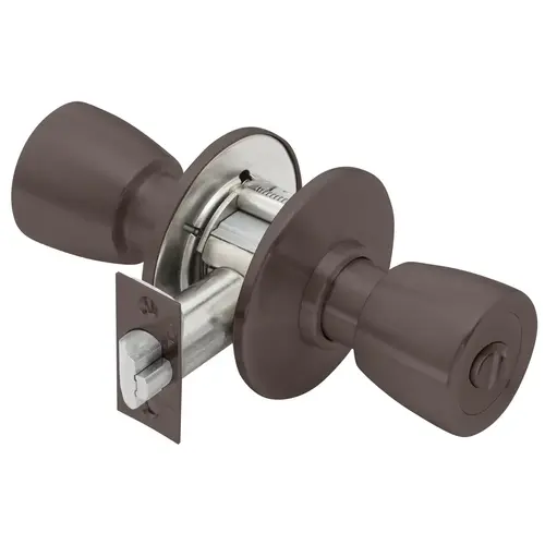 Cylindrical Lock Dark Oxidized Satin Bronze Oil Rubbed