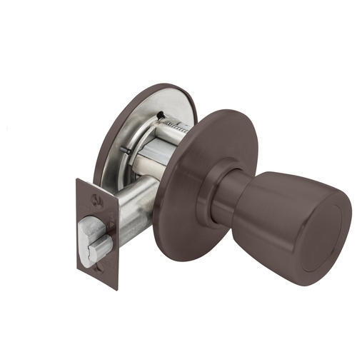 Cylindrical Lock Dark Oxidized Satin Bronze Oil Rubbed