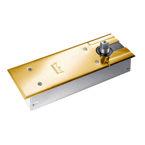 BTS75V Concealed Floor Closer Non-Hold Open, Bright Polished Brass