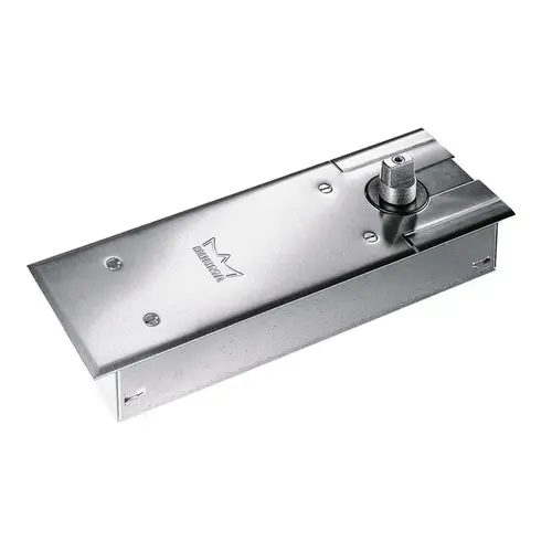 BTS75V Concealed Floor Closer With Hold Open, Satin Chrome