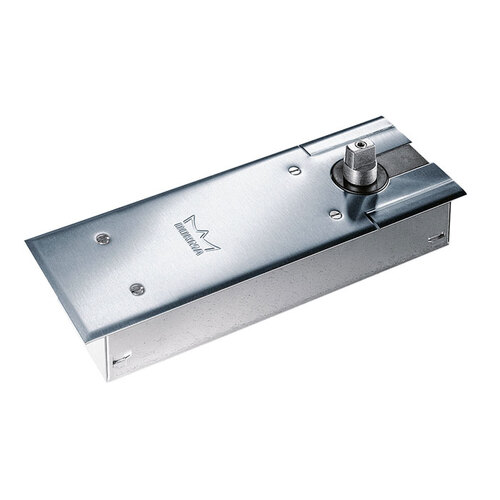 BTS75V Concealed Floor Closer With Hold Open, Bright Polished Chrome