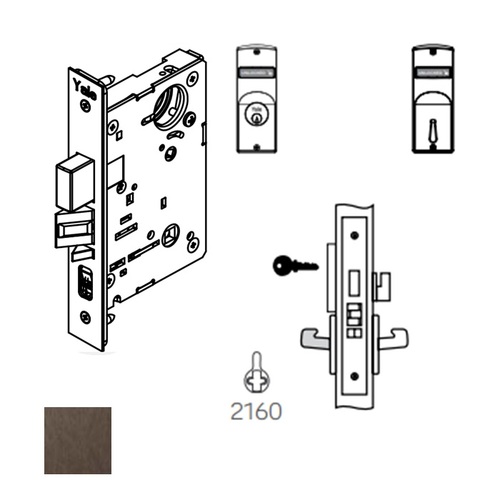 Mortise Knob Body, 8820, Dark Oxidized Satin Bronze