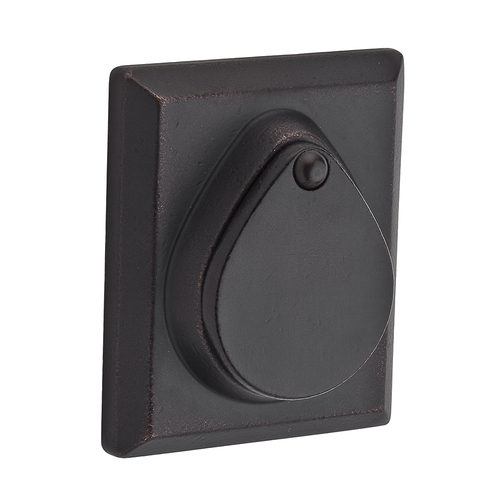 Rustic Square Reserve Deadbolt Dark Bronze