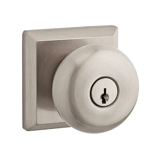 Round Reserve Knob Satin Nickel