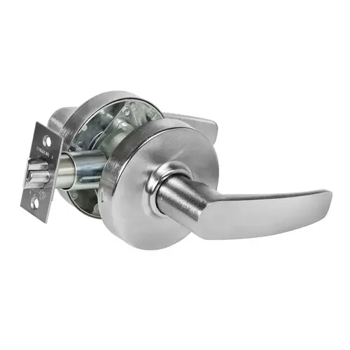 Exit Communicating Lever Lock Grade 1 with B Lever and L Rose with ASA Strike Satin Chrome Finish