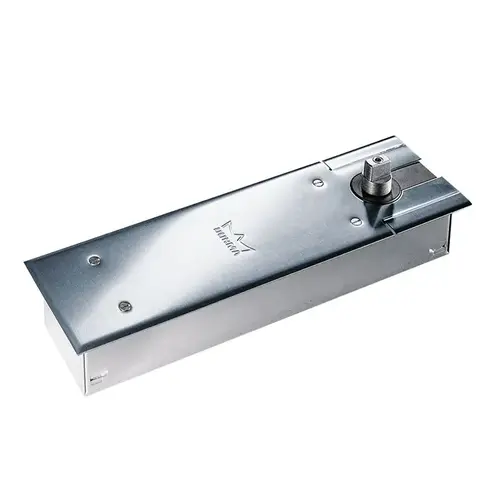 BTS80 Concealed Floor Closer With Hold Open Bright Polished Chrome