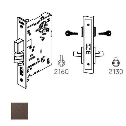 Mortise Knob Body, 8817-2, Dark Oxidized Satin Bronze