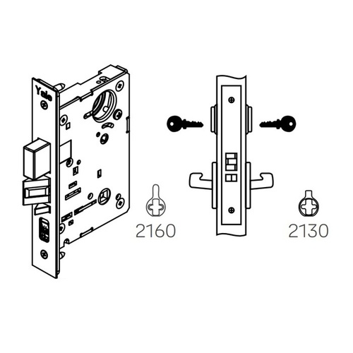 Mortise Lever Body,