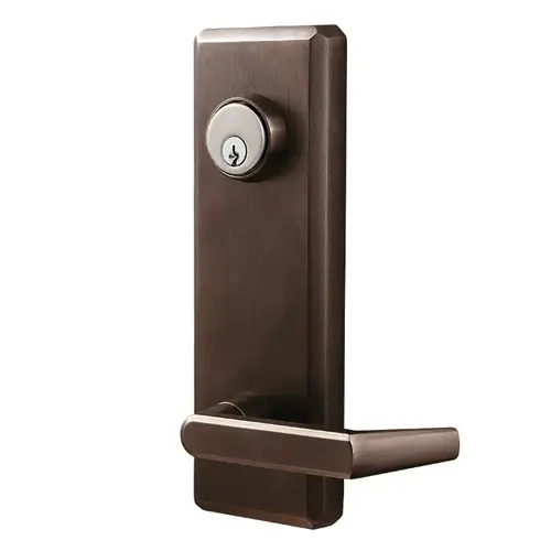QET160 Series Exit Device Trim, Oil Rubbed Dark Bronze