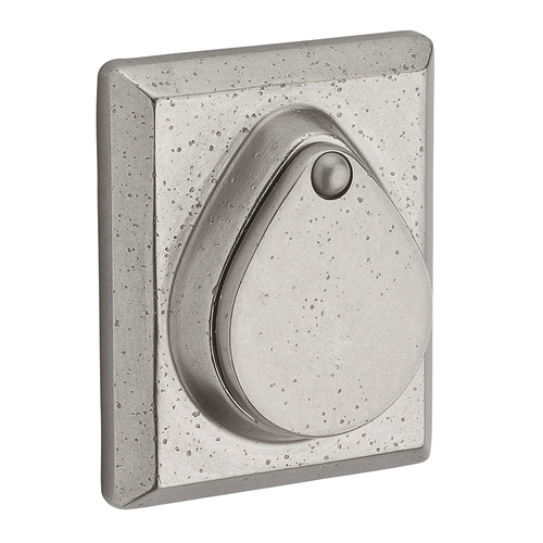 Rustic Square Reserve Deadbolt White Bronze