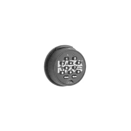 Auditcon 2 Series Round Deadbolt, Black