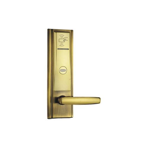 KeyKing KK-HL820MCS KKHL820M Smart Hotel Mortise Lock, Antique Brass/Bronze