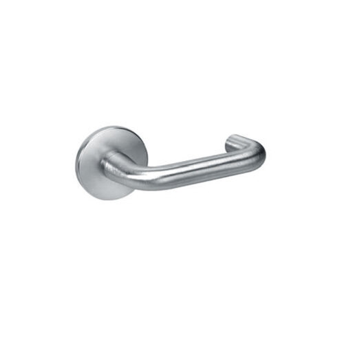 8800FL Mortise Lever Rose Dummy Trim, CR, R, Single, Satin Stainless Steel