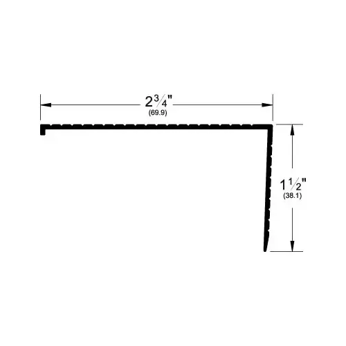 Residential Sill Nosing Mill Finish Aluminum