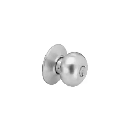 MK Series Cylindrical Knob Locks Satin Chrome