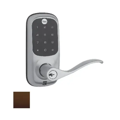 Touchscreen Lever Lock, Oil Rubbed Dark Bronze