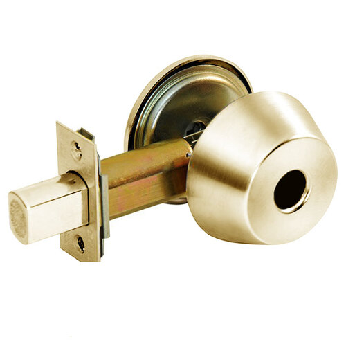 DL2217 Classroom Deadlock Bright Polished Brass