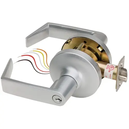 ElectraPro Electric Cylindrical Lock W/RX -Failsafe Satin Chrome