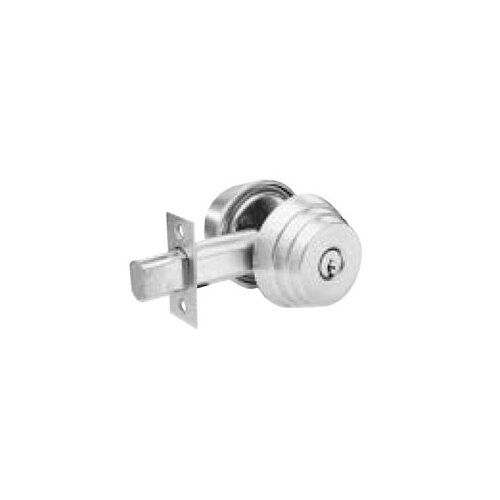 E Series Grade 2 Deadbolt Satin Chrome