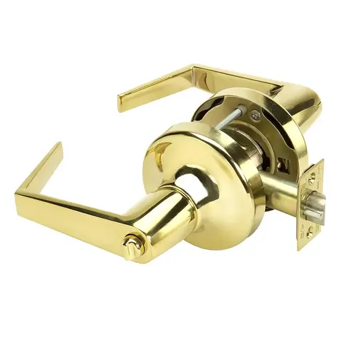 5300LN Series Standard Duty Lever Lock, Bright Polished Brass