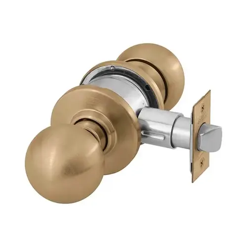 6 Line U15 Passage Knob Lockset Satin Bronze