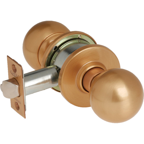 6 Line U15 Passage Knob Lockset Satin Bronze