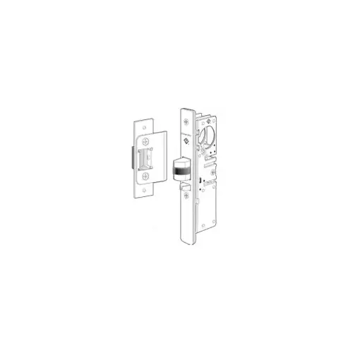 4512 Standard Duty Deadlatch Satin Aluminum Clear