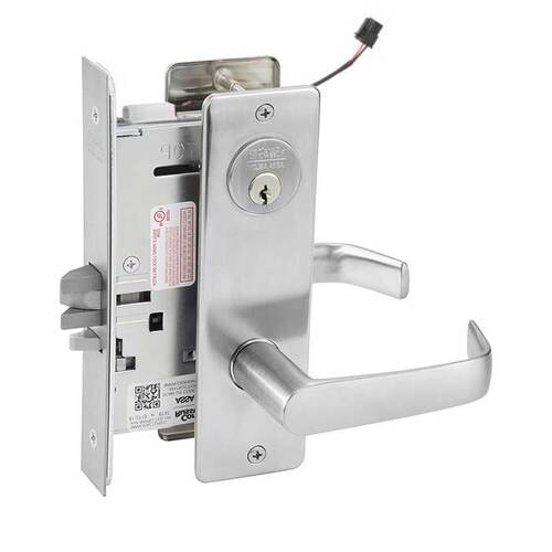 Corbin Russwin ML20906-NSM-626-LC-SEC ML20906 Mortise Electrified Lever Lockset Satin Chrome