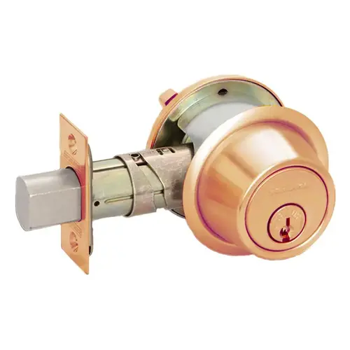 B560P Single Cylinder Deadbolt, Satin Bronze