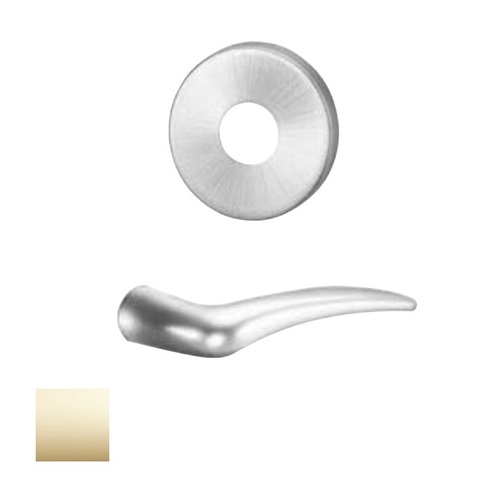 8200 Series 8265 Outside Trim Lever and Rose Bright Polished Brass