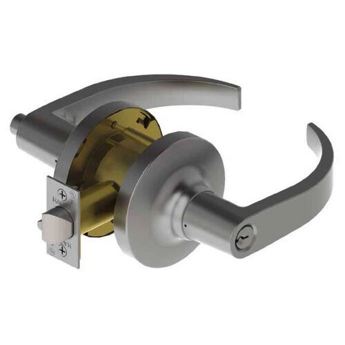 3400 Series Storeroom Lever Satin Chrome