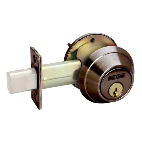 B662P Double Cylinder Deadbolt, Satin Stainless Steel