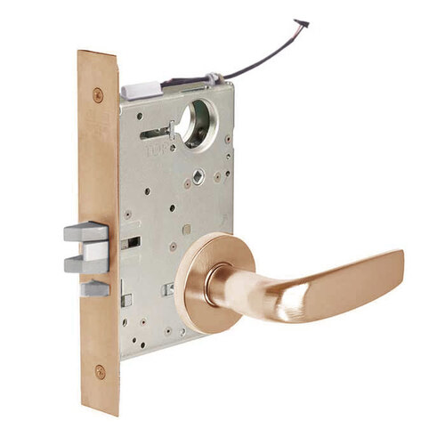 ML20906 Mortise Electrified Lever Lockset Satin Bronze