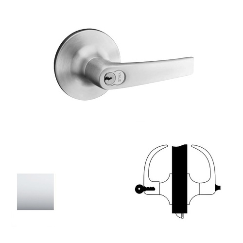 5400LN Series Heavy Duty Lever lock, Bright Polished Chrome