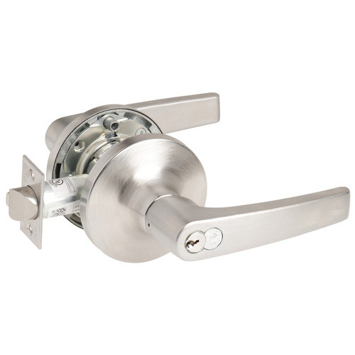 5400LN Series Heavy Duty Lever lock, Satin Chrome