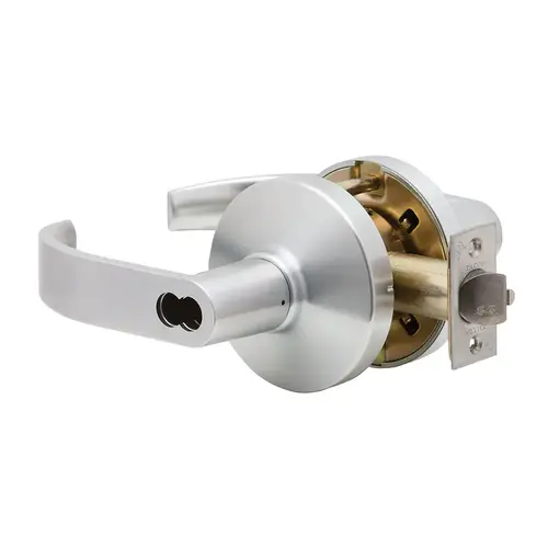 K Series Entry/Office Lock, Satin Chrome